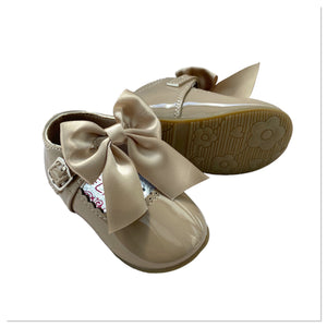 Camel Melia Bow Shoes - Infant 3 To 8