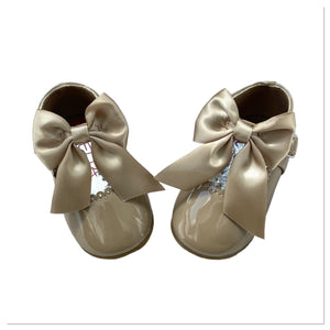 Camel Melia Bow Shoes - Infant 3 To 8