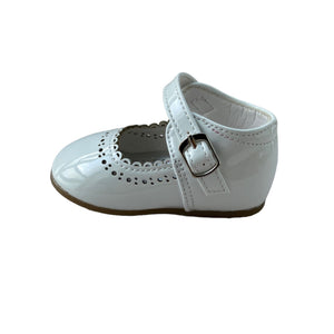Melia White Patent Shoes - Infant 3 To 8