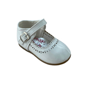 Melia White Patent Shoes - Infant 3 To 8