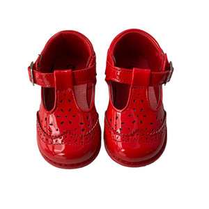 Red T Bar Shoes - Infant 2 To 7