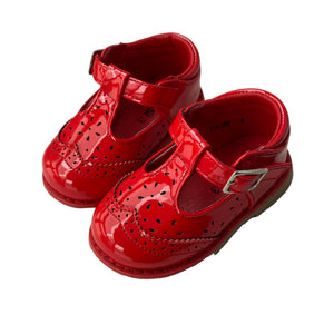 Red T Bar Shoes - Infant 2 To 7