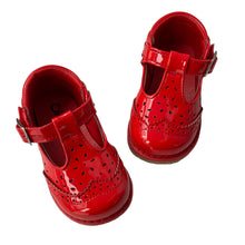 Load image into Gallery viewer, Red T Bar Shoes - Infant 2 To 7
