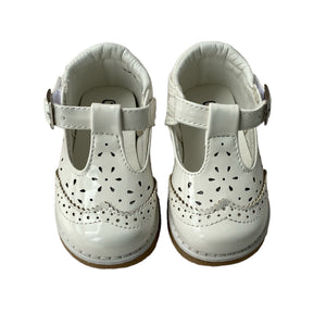 White T Bar Shoes - Infant 2 To 7