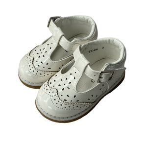 White T Bar Shoes - Infant 2 To 7
