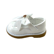 Load image into Gallery viewer, White Clara Ribbon Bow Shoes - Infant 3 To 8
