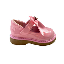 Load image into Gallery viewer, Pink Clara Ribbon Bow Shoes - Infant 3 To 8
