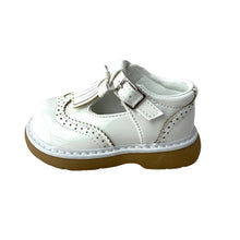 Load image into Gallery viewer, White Brogue Tassel Shoes - Infant 3 To 8
