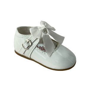 White Melia Bow Shoes - Infant 3 To 8