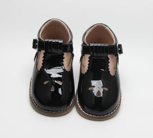Black Patent Leather T Bar Shoes - Infant 4 & 5 Only
