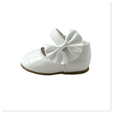 Load image into Gallery viewer, White Melia Side Ribbon Bow Shoes - Infant 3 To 8
