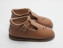 Load image into Gallery viewer, Tan Leather T Bar Shoes - Infant 4 Only (LAST ONE)
