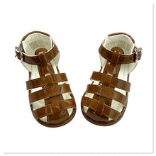 Load image into Gallery viewer, Brown Unisex Tia Caged Sandals - Infant 3 To 10
