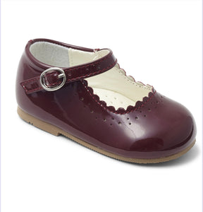 Burgundy Sevva Classic Shoes - Infant 6 & 7 Only