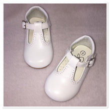 Load image into Gallery viewer, Sevva White Matt T Bar Shoes - Infant 2 Only ( LAST ONE)
