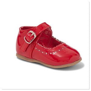 Melia Red Patent Shoes - Infant 3 To 8