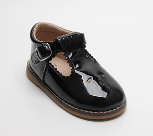 Black Patent Leather T Bar Shoes - Infant 4 & 5 Only