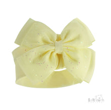 Load image into Gallery viewer, Yellow Headbands With Glitter Bow

