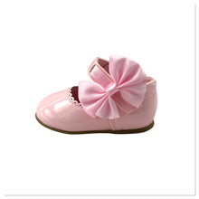 Load image into Gallery viewer, Pink Melia Side Ribbon Bow Shoes - Infant 3 To 8
