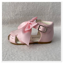 Load image into Gallery viewer, Baby Pink Sevva Ribbon Bow Sandals - Infant 2 To 8
