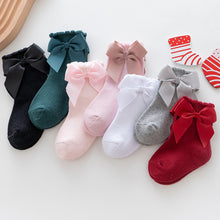 Load image into Gallery viewer, Ribbon Bow Ankle Socks - Age 1 To 8
