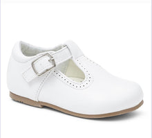 Load image into Gallery viewer, Sevva White Matt T Bar Shoes - Infant 2 Only ( LAST ONE)
