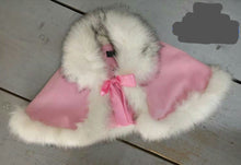 Load image into Gallery viewer, Fur Trim Cape - Age 9-10 (LAST ONE)
