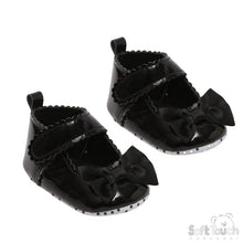 Load image into Gallery viewer, Baby Soft Sole Bow Shoes - 9-12 &amp; 12-15 Months Only
