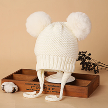Load image into Gallery viewer, Unisex Soft Pom Pom Hats - Age 1 To 4
